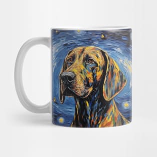 Plott hound Painted Portrait Mug